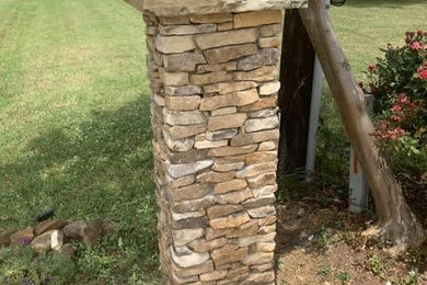 This is an example of a traditional landscaping in Charlotte.