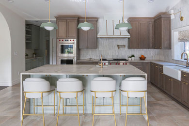 Trendy kitchen photo in New York