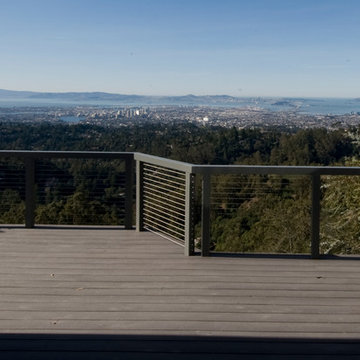 Oakland Ridge Top House Lower Deck