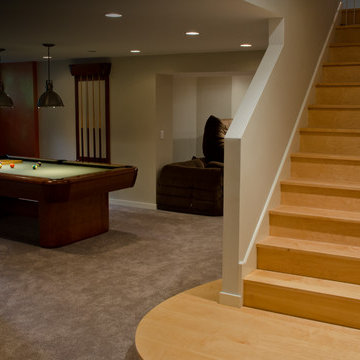Total Basement Makeover for Family and Entertaining