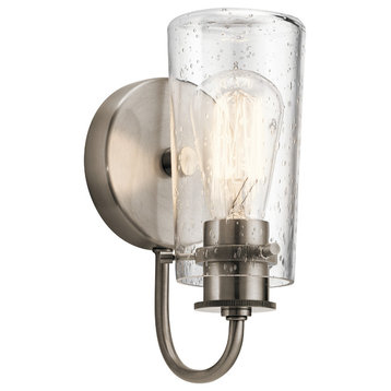 Wall Sconce 1-Light, Classic Pewter