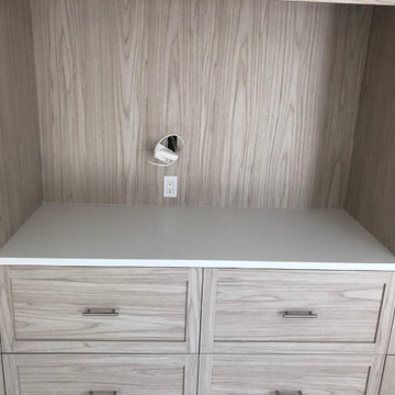 Boston and Providence area Custom Closet with Backing