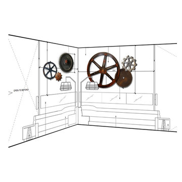 Industrial Gear Wall Installations