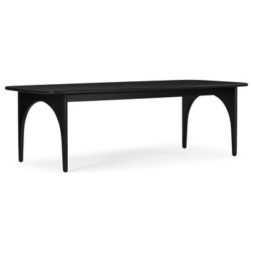 Luna Dining Table, Charcoal