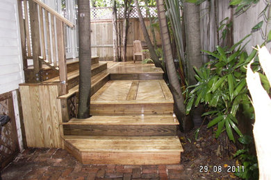 Raised Deck off back of house