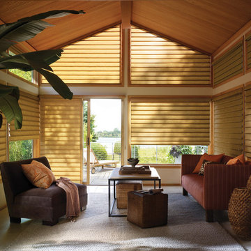 Hunter Douglas Contemporary Living Window Treatments and Draperies