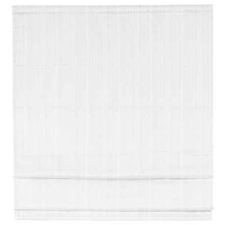 Madison Park Galen Basketweave Roman Shade, White, 39"