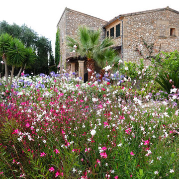Stunning garden design in a converted monastery