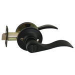 Designers Impressions - Kingston Privacy Door Lever, Matte Black - Designers Impressions is a customer-focused brand dedicated to providing the finest quality decorative door hardware, door knobs, and door levers at competitive prices. Nothing on the market provides better value than Designers Impressions branded products.