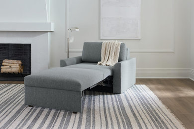Inspiration for a living room remodel in Other
