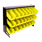 Stalwart 24 Bin Parts Storage Rack Trays