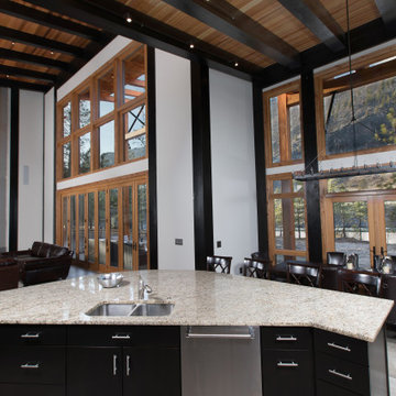 Luxury Timber Frame Home on the River in Montana