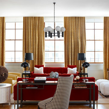 Transitional Living Room