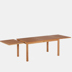 Wintons Teak duke table with extension leafs - Outdoor Dining Tables