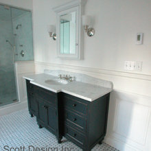 black vanity