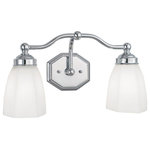 Norwell Lighting - Norwell Lighting 8319-CH-HXO Trevi - Two Light Wall Sconce - The Trevi series of sconces presents a detailed ocTrevi Two Light Wall Choose Your Option *UL Approved: YES Energy Star Qualified: n/a ADA Certified: n/a  *Number of Lights: Lamp: 2-*Wattage:75w Edison bulb(s) *Bulb Included:No *Bulb Type:Edison *Finish Type:Brush Nickel