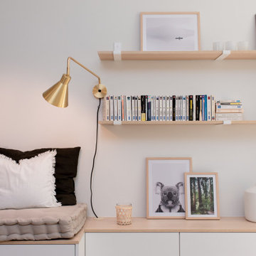 Un salon séjour alliant nature et la convivialité