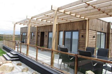Inspiration for a rustic exterior home remodel in Other
