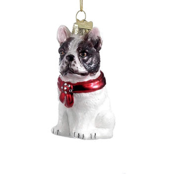 Kurt Adler Noble Gems French Bulldog Christmas Tree Ornament