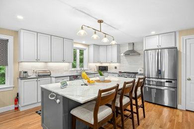 Kitchen photo in Boston