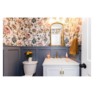 Kitchen Makeover - Transitional - Powder Room - Columbus - by Trish ...