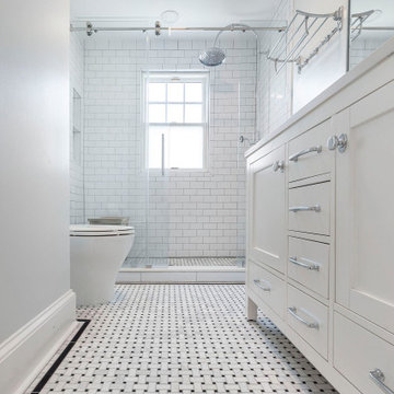 Traditional Bathroom and Powder Room Remodel / Alexandria, VA