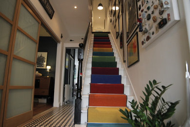 When you can't decide on the colour of your stair runner...