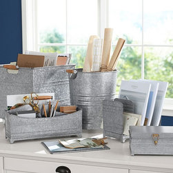 GALVANIZED DESK ACCESSORIES - Desk Accessories