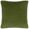 Safflower SAFF-7193 Pillow Cover, Grass Green, 18"x18", Down Fill