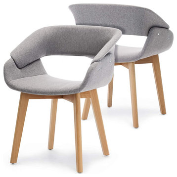 Modern Dining Room Chair Set of 2 for Kitchen