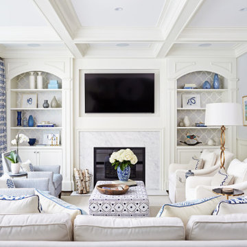 Transitional Family Room