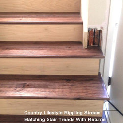 Matching Hardwood Floor Stair Treads - Hardwood Flooring