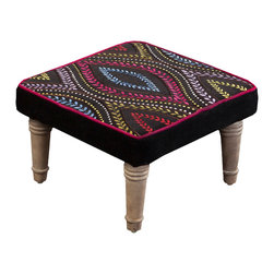 Surya Furniture- (FL-1032) - Footstools And Ottomans