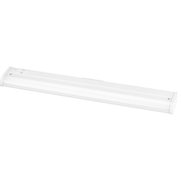 Hide-A-Lite 1-Light Satin White Modern LED Linear Undercabinet Light
