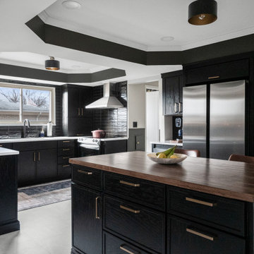 Dark & Moody Cabinets Bring Today’s Design Trends into the Kitchen