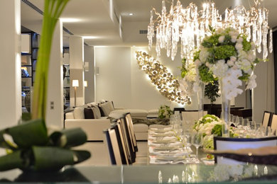 Dining room - modern dining room idea in Other