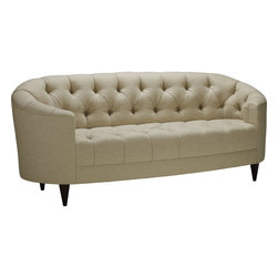 The Thomas Pheasant Collection - Tufted Oval Sofa - Sofas