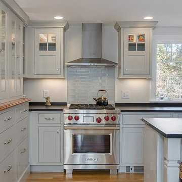 Showplace Inset Gray Kitchen