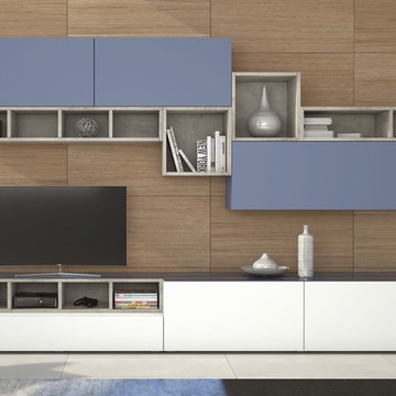 Italian Wall Unit Velvet 110 by Artigian Mobili - $4,375.00