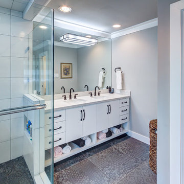 Traditional Houston Ranch-Style Gets Stunning Transitional Makeover