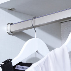 TAG Hardware | Signature Pole in Matte Aluminum - Closet Organizers