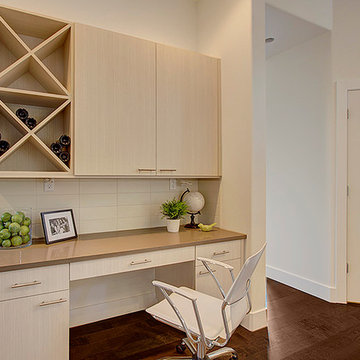 Desk and Organization Area in the Kitchen
