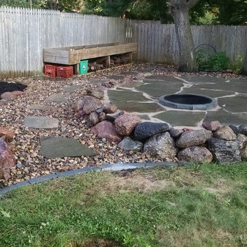 Family Recreation Area - Firepit, patio, fruit & flower guild