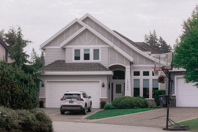 Inspiration for a craftsman exterior home remodel in Vancouver