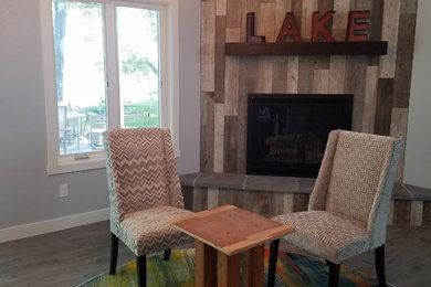 Inspiration for a living room remodel in Other
