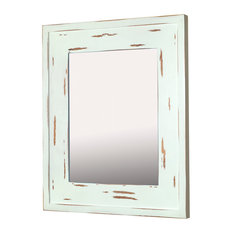 14 X 18 Medicine Cabinets Houzz Fox Hollow Furnishings 14x18 Mirrored Medicine Cabinet Distressed White
