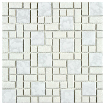 University White Porcelain Floor and Wall Tile