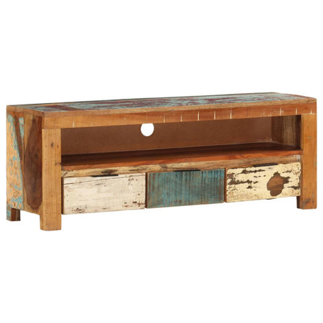 vidaXL TV Stand TV Console Sideboard Media Unit Cupboard Solid Reclaimed Wood