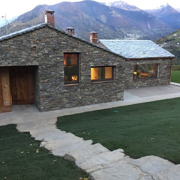 esterno casa di montagna
