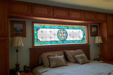 Example of a trendy bedroom design in San Diego